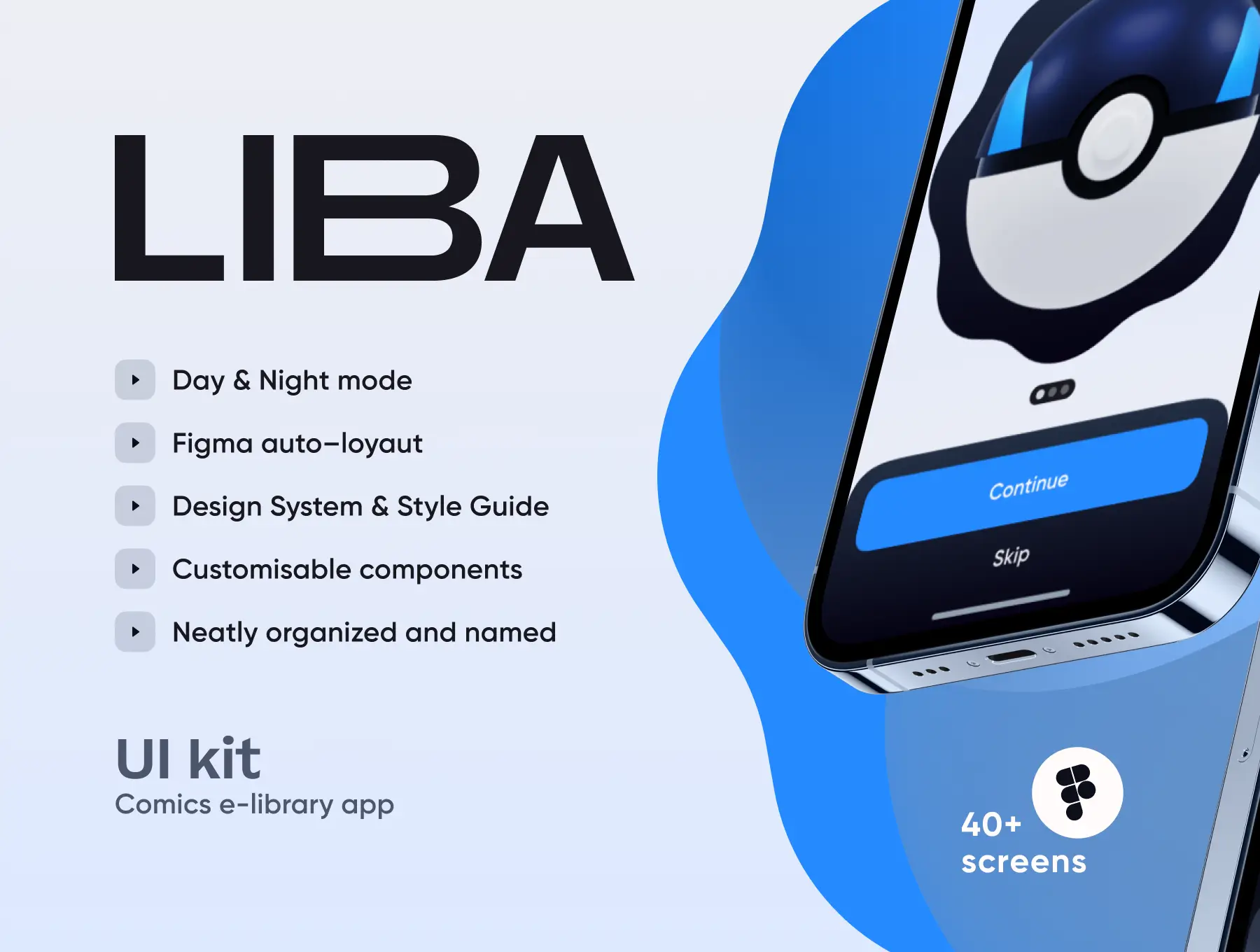 电子图书馆用户界面套件Liba – e-library UI Kit插图