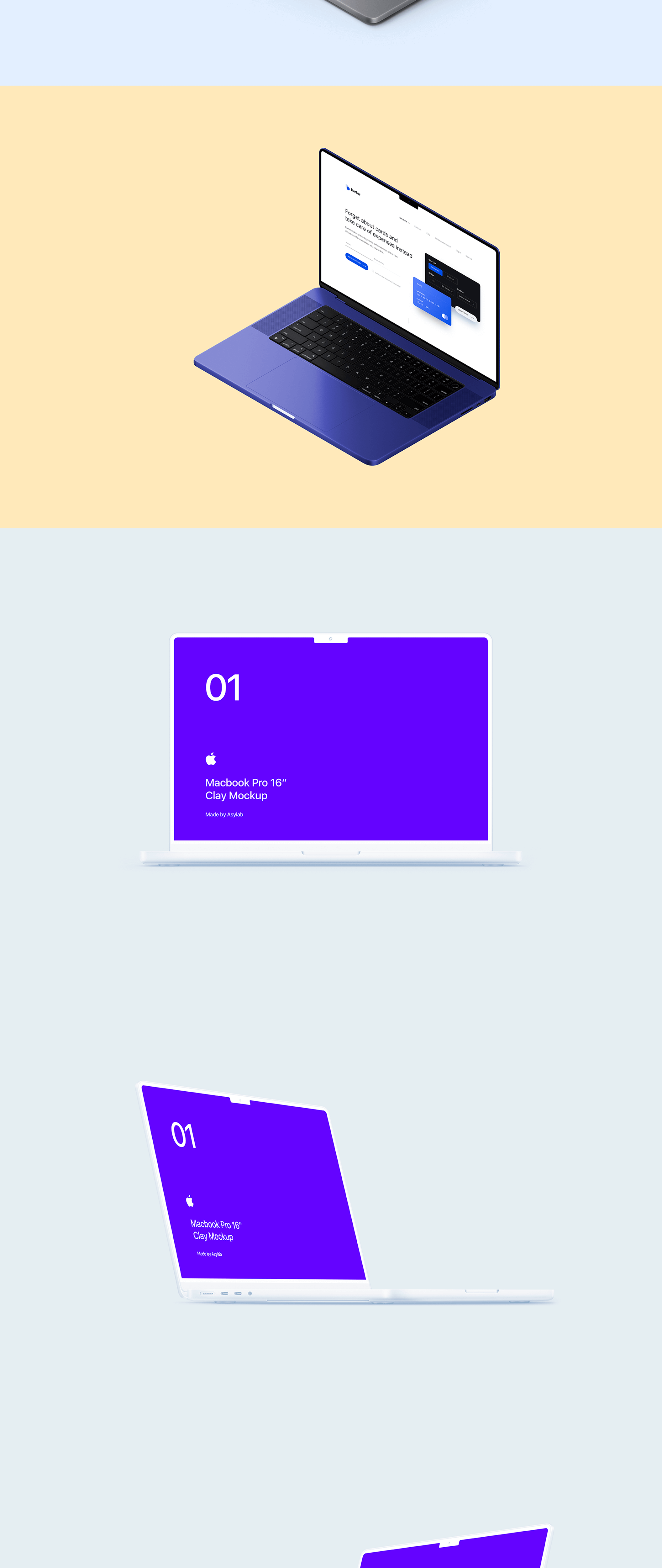 MacBook Pr实体模型苹果电脑模板素材下载MacBook Pro 16-Inch Mockups插图15