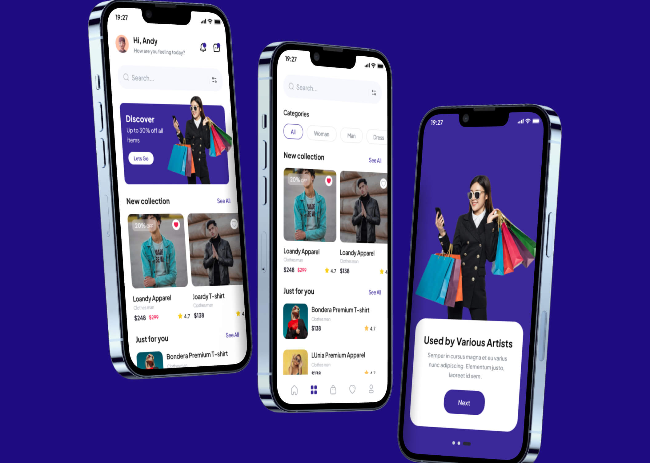 电子商务应用UI套件服装类应用Ananta – E Commerce App UI Kits插图7