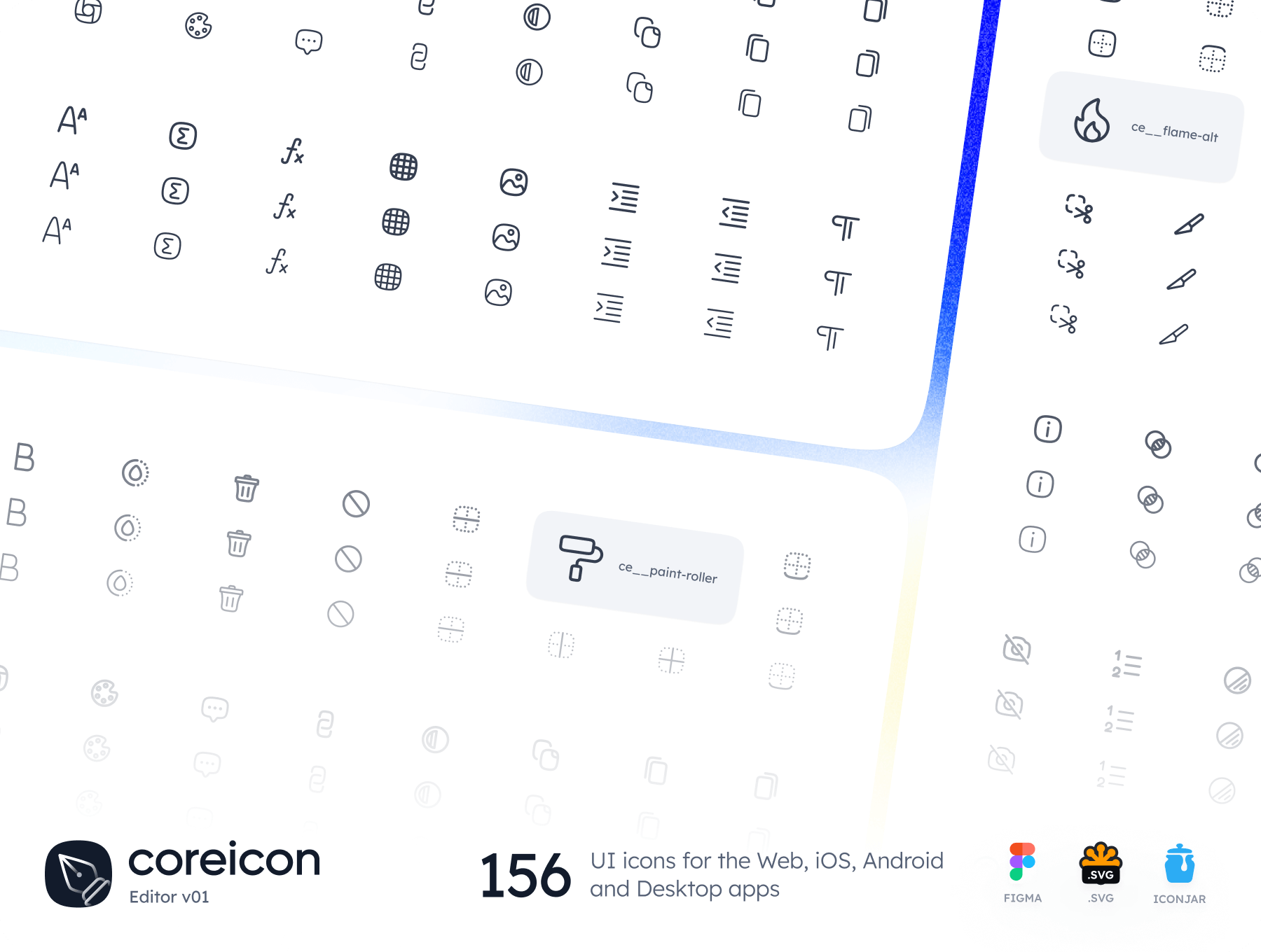 线性图标合集素材下载Coreicon Editor v01插图