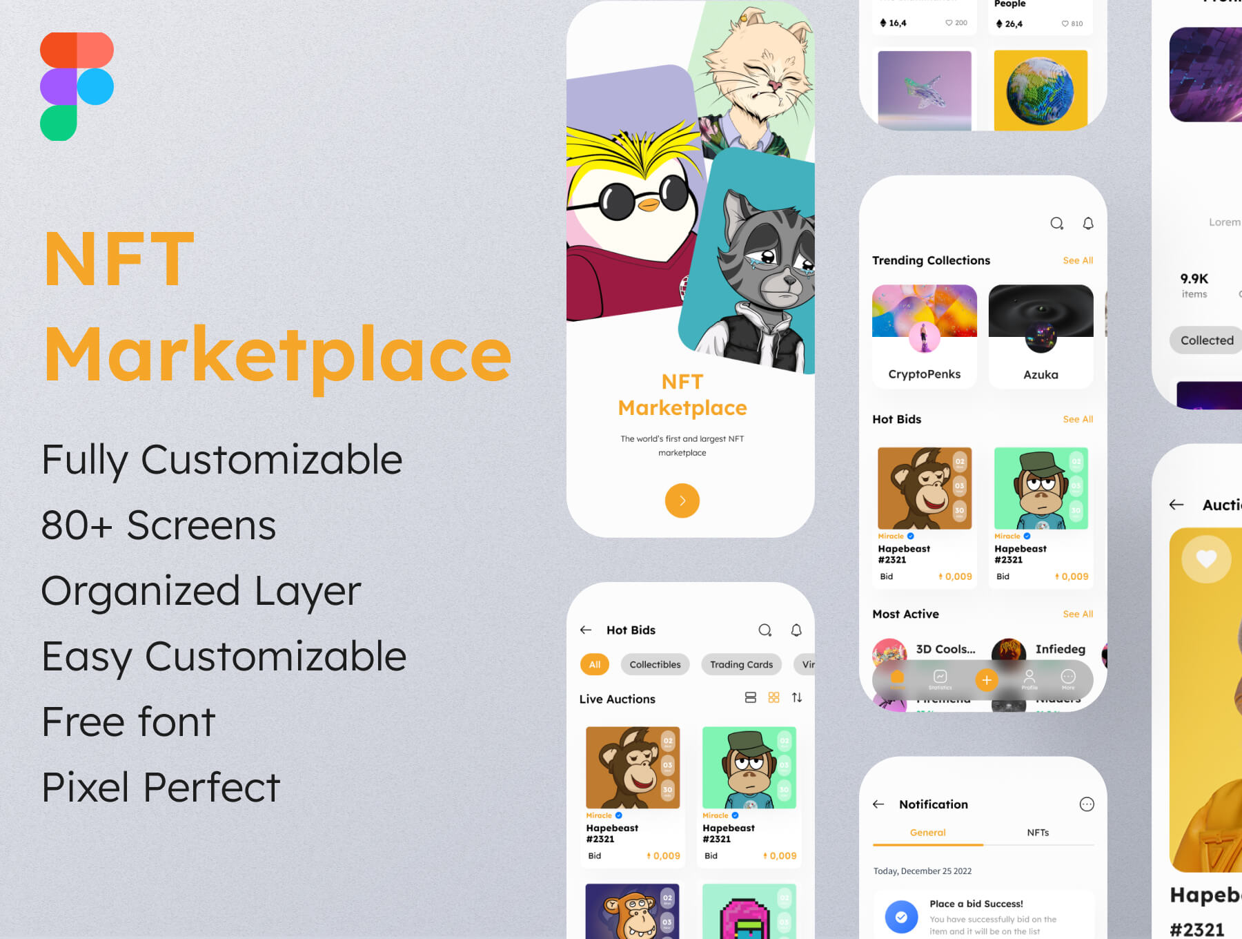 NFT市场应用程序模板素材NFT Marketplace App插图