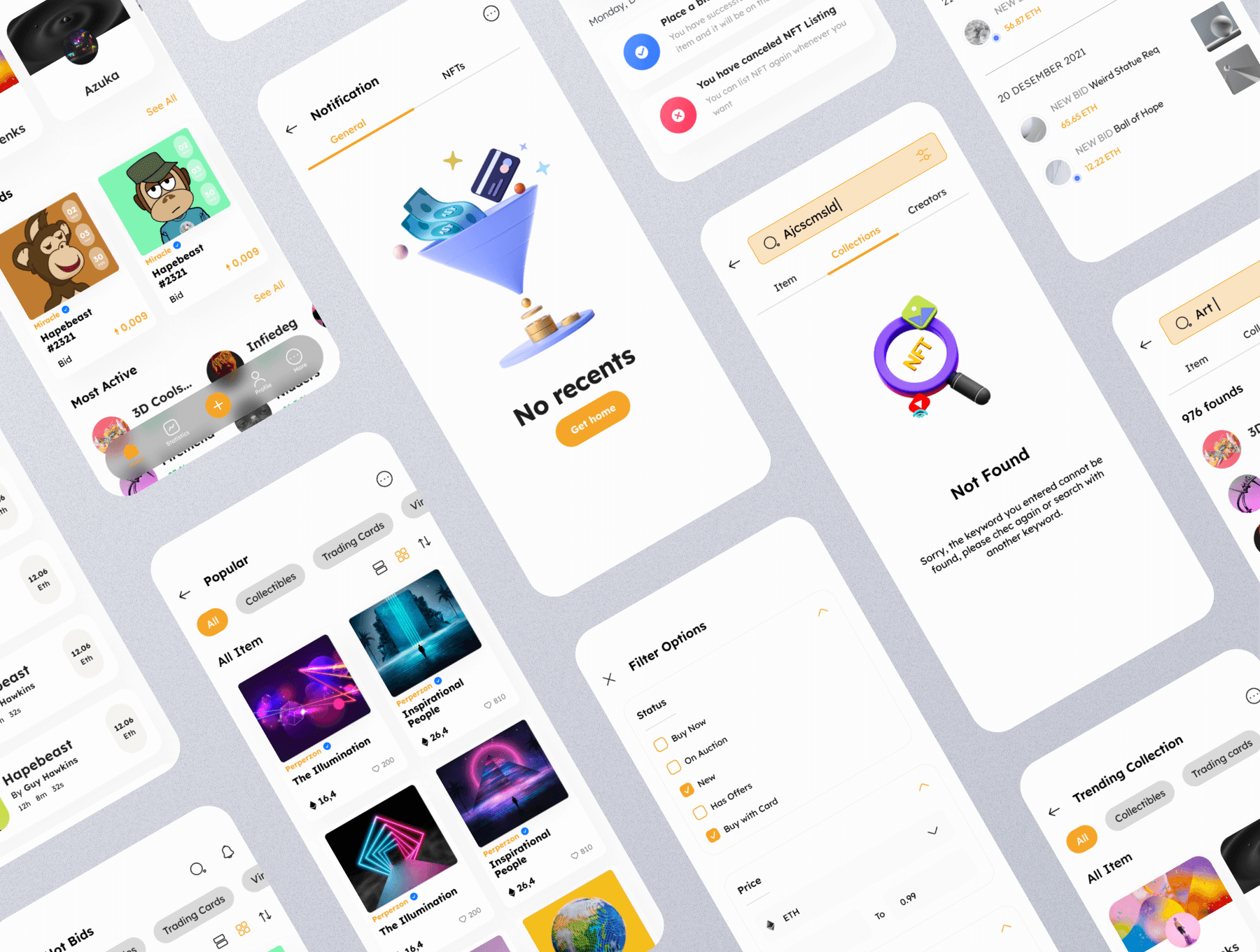 NFT市场应用程序模板素材NFT Marketplace App插图2