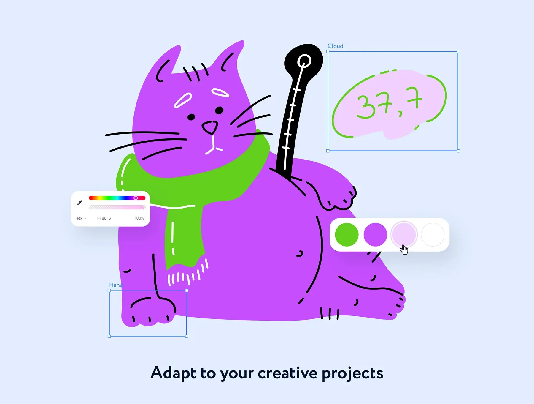 创意简约插图素材模板Ellsy Collection — Illustrations on UI8插图5