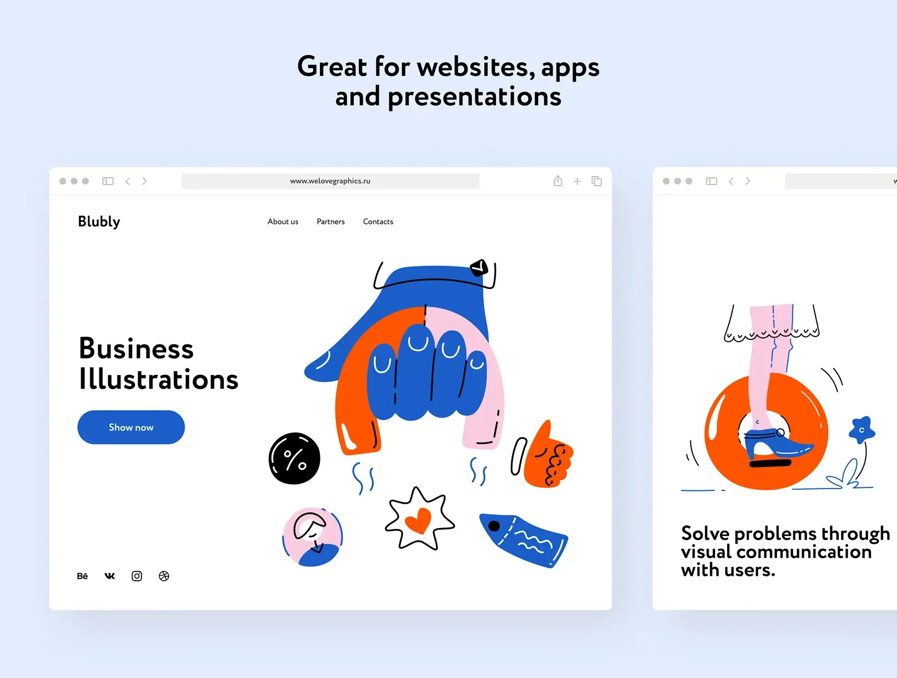 创意简约插图素材模板Ellsy Collection — Illustrations on UI8插图4