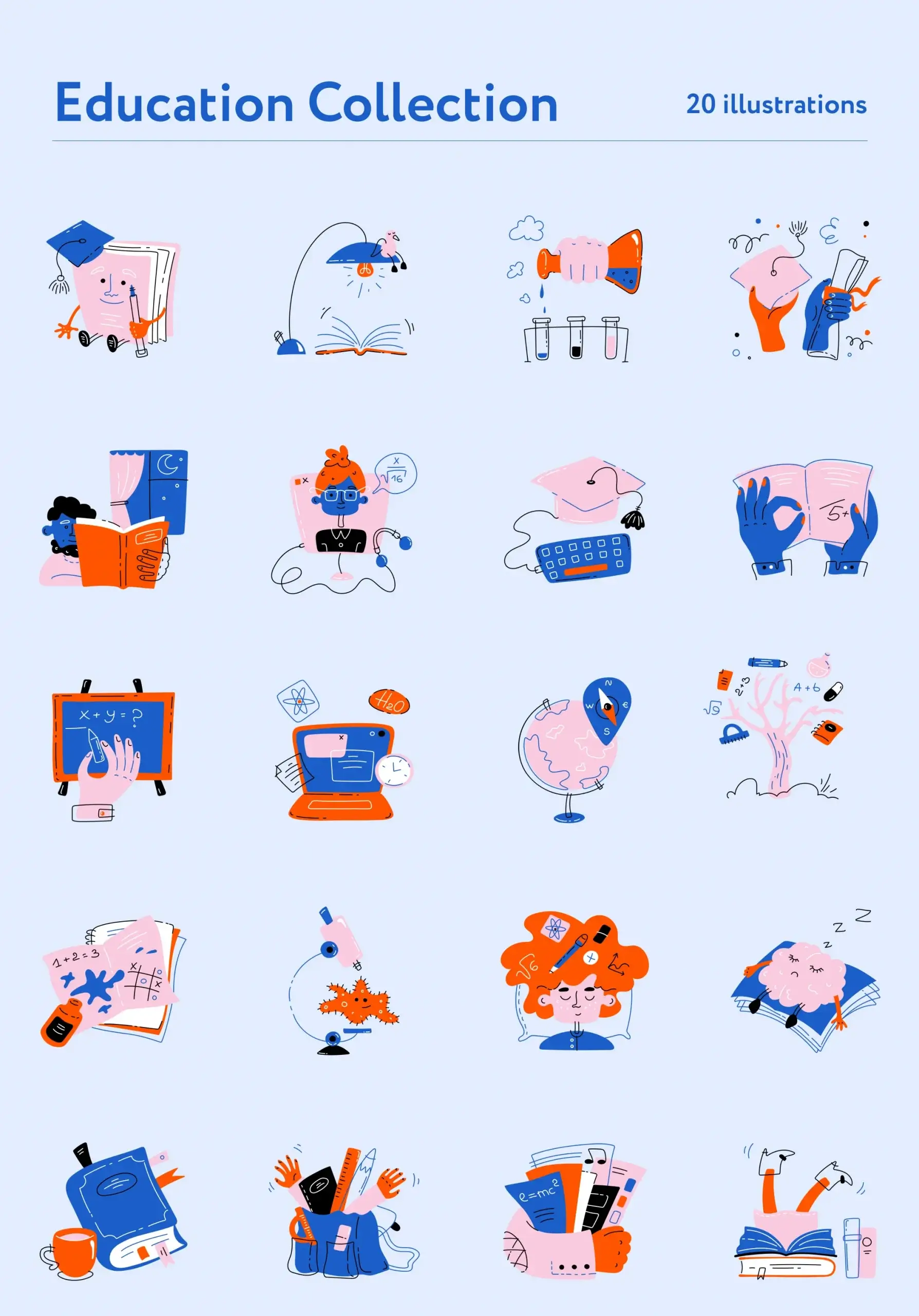 创意简约插图素材模板Ellsy Collection — Illustrations on UI8插图12