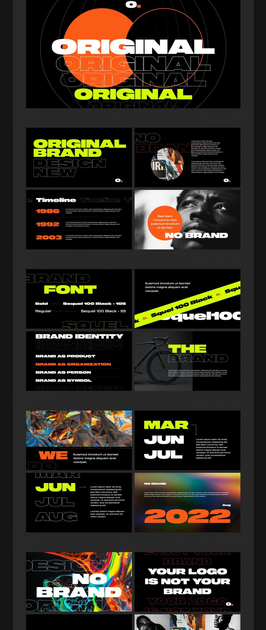 无品牌-创意模板网站模板素材NO BRAND – Creative Template插图7