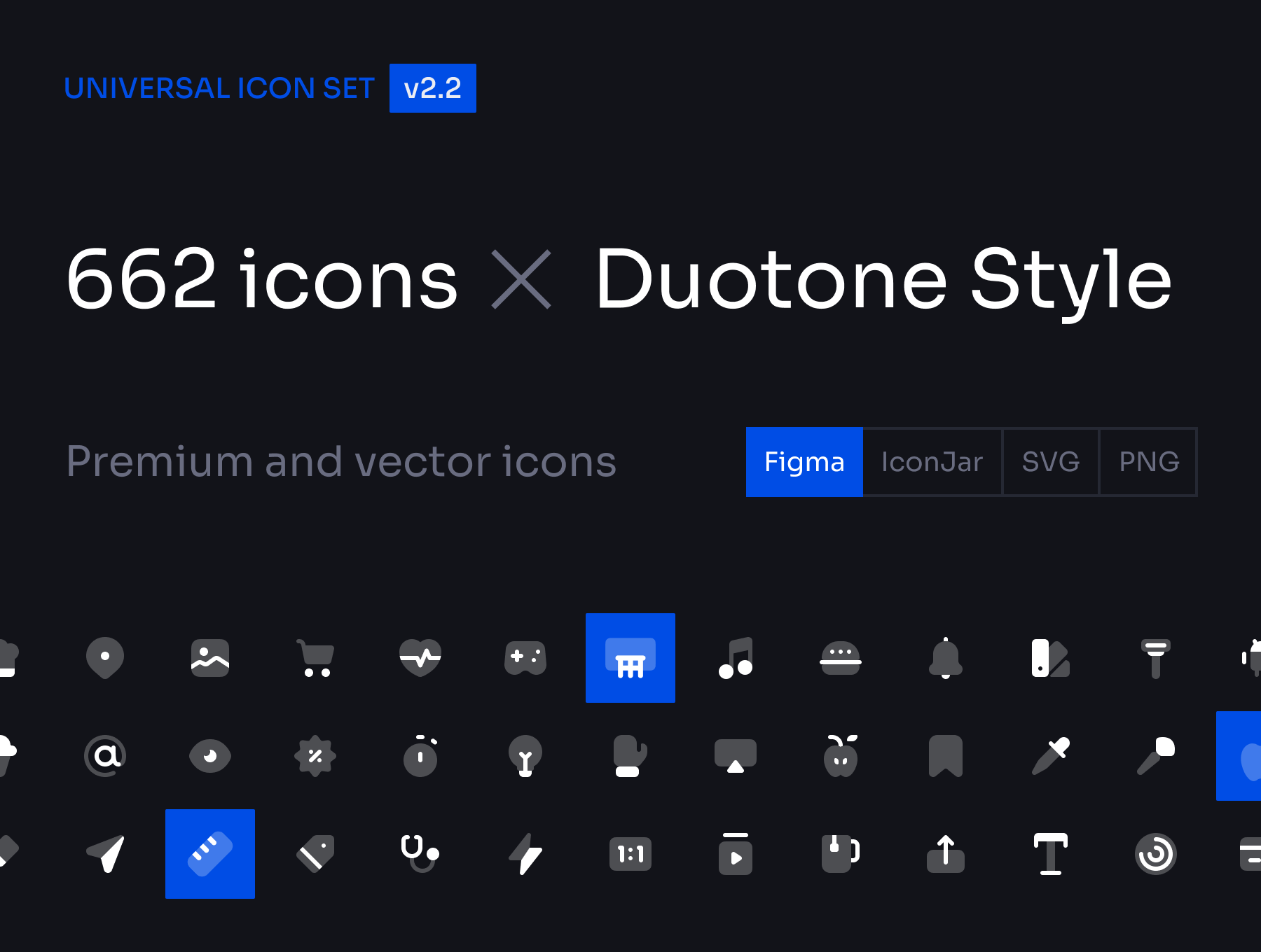 通用图标集双色调风格Universal Icon Set Duotone Style插图