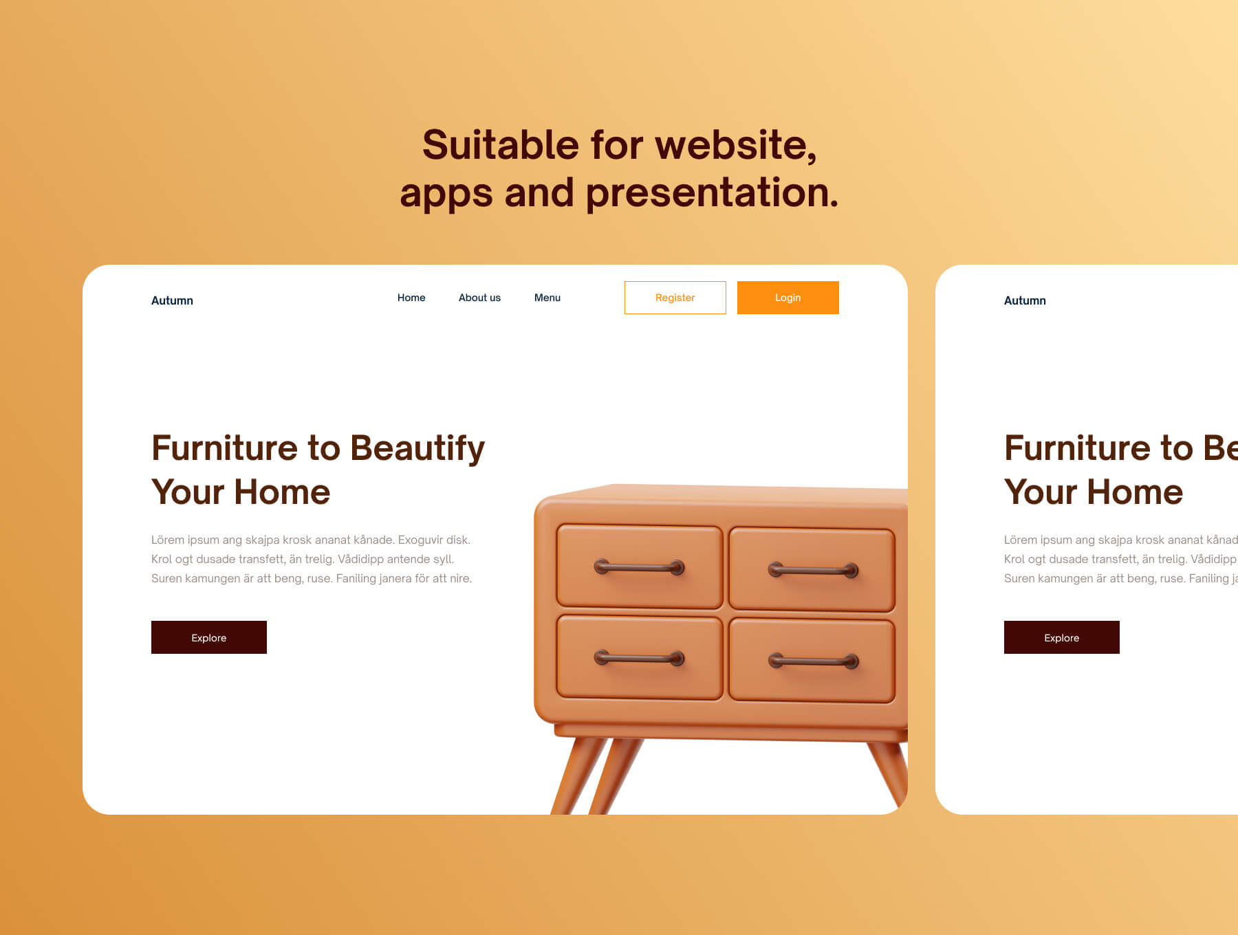 3D家具图标素材模板下载MYFURNITURE- 3D Furniture Icons插图5