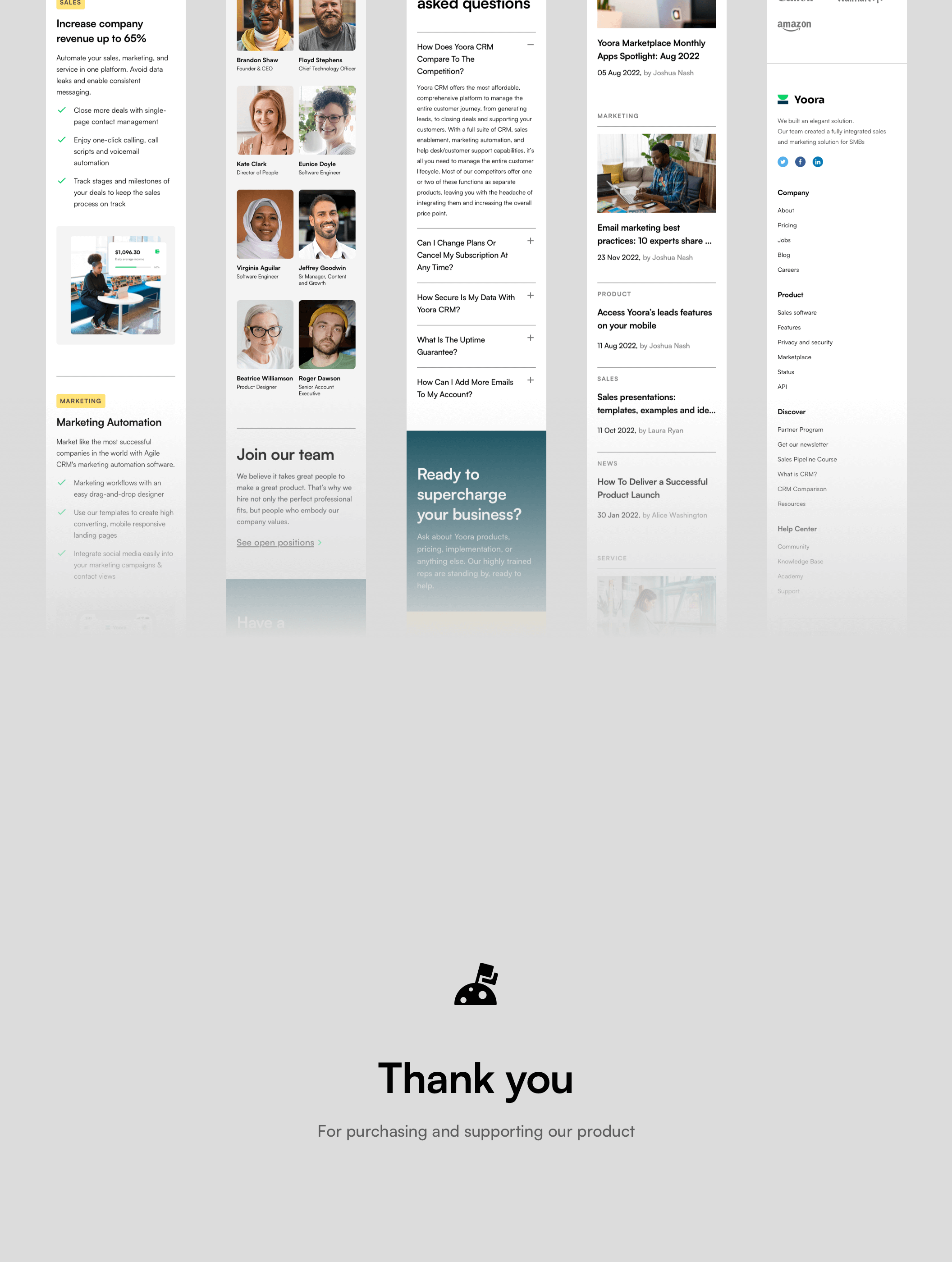 网站设计模板素材下载Yoora CMS Website Design Template插图8