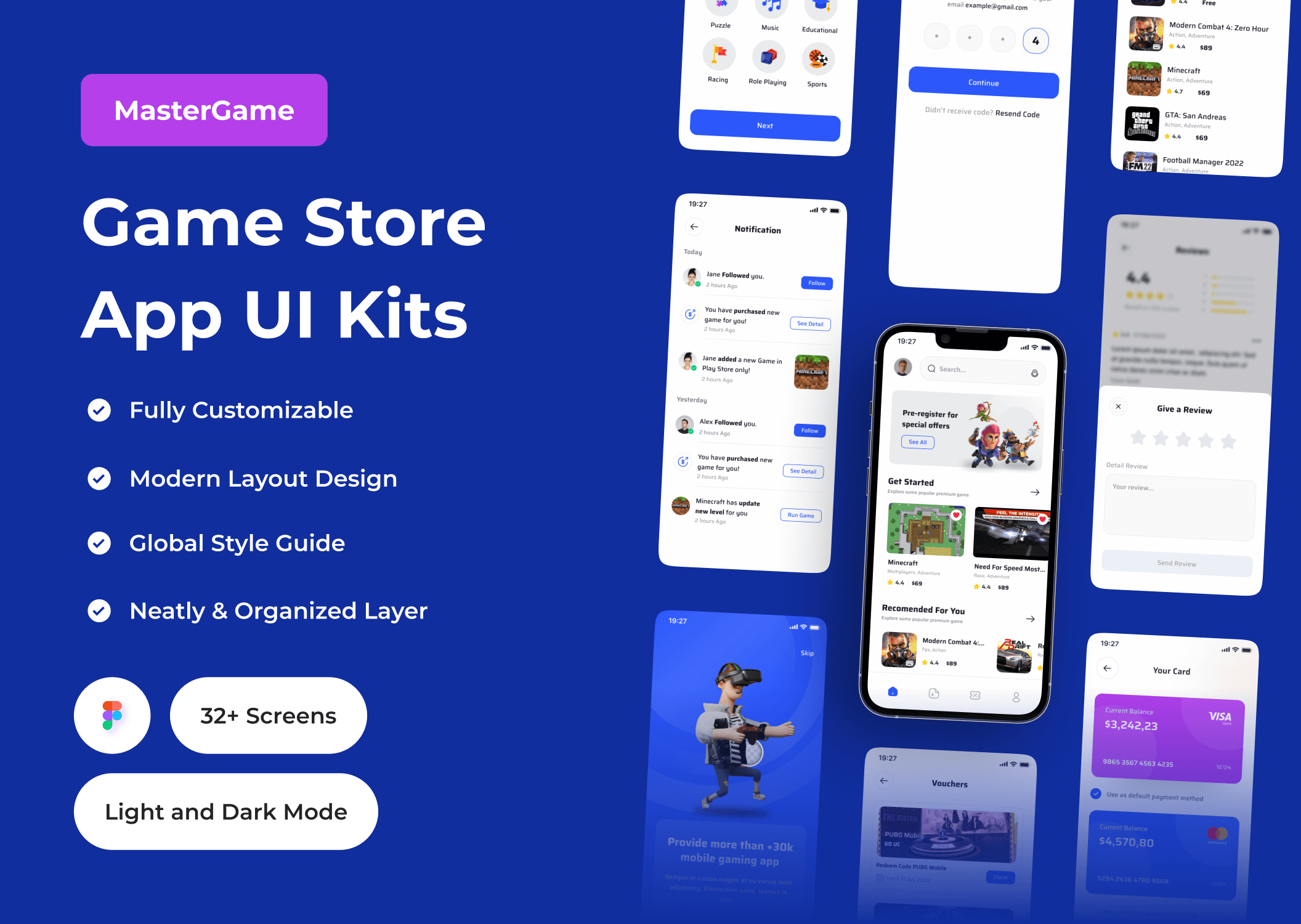 游戏商店应用程序UI套件MasterGame – Game Store App UI Kit插图8