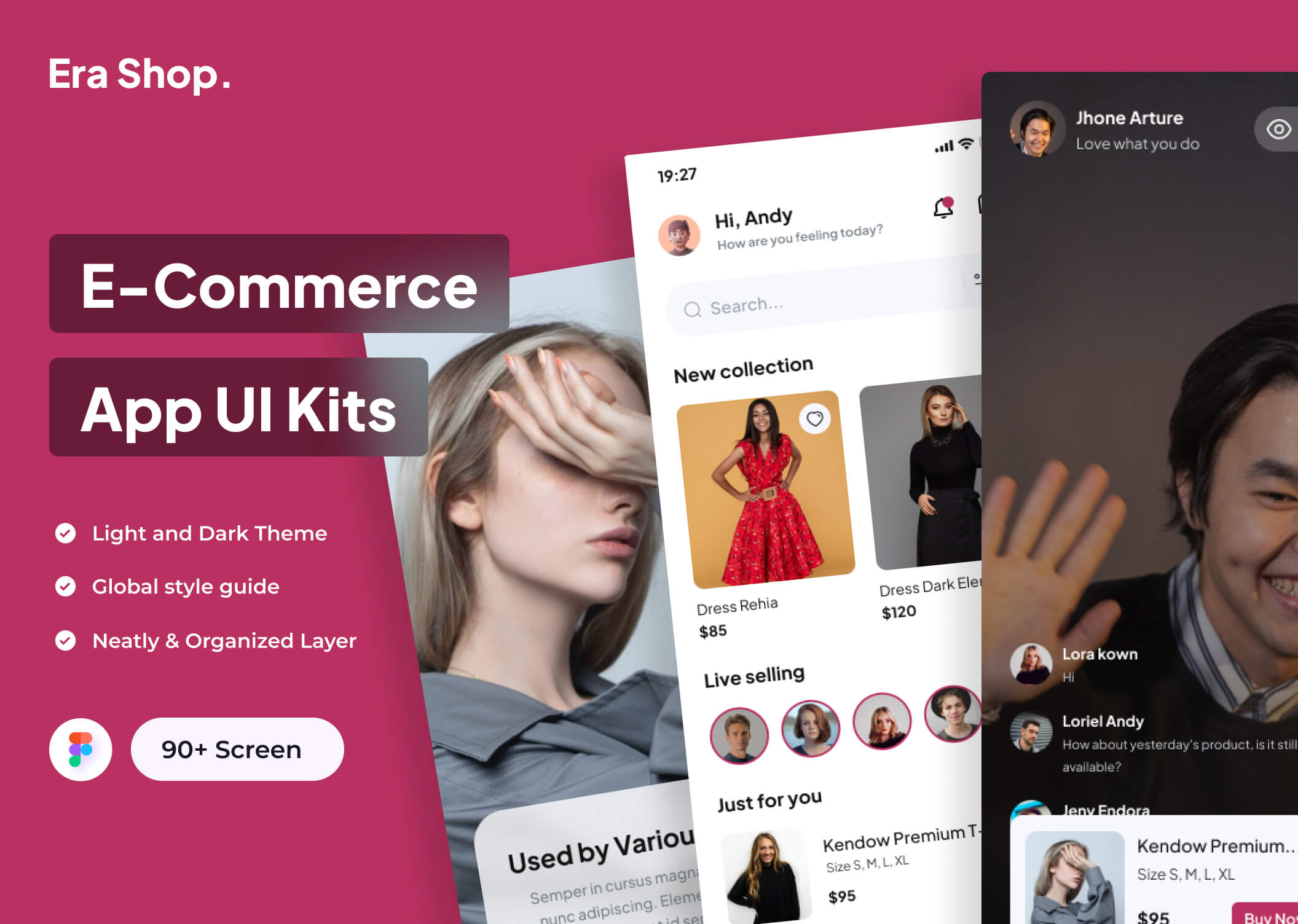 时代商店-电子商务应用程序UI套件Era Shop – E Commerce App UI Kits插图6