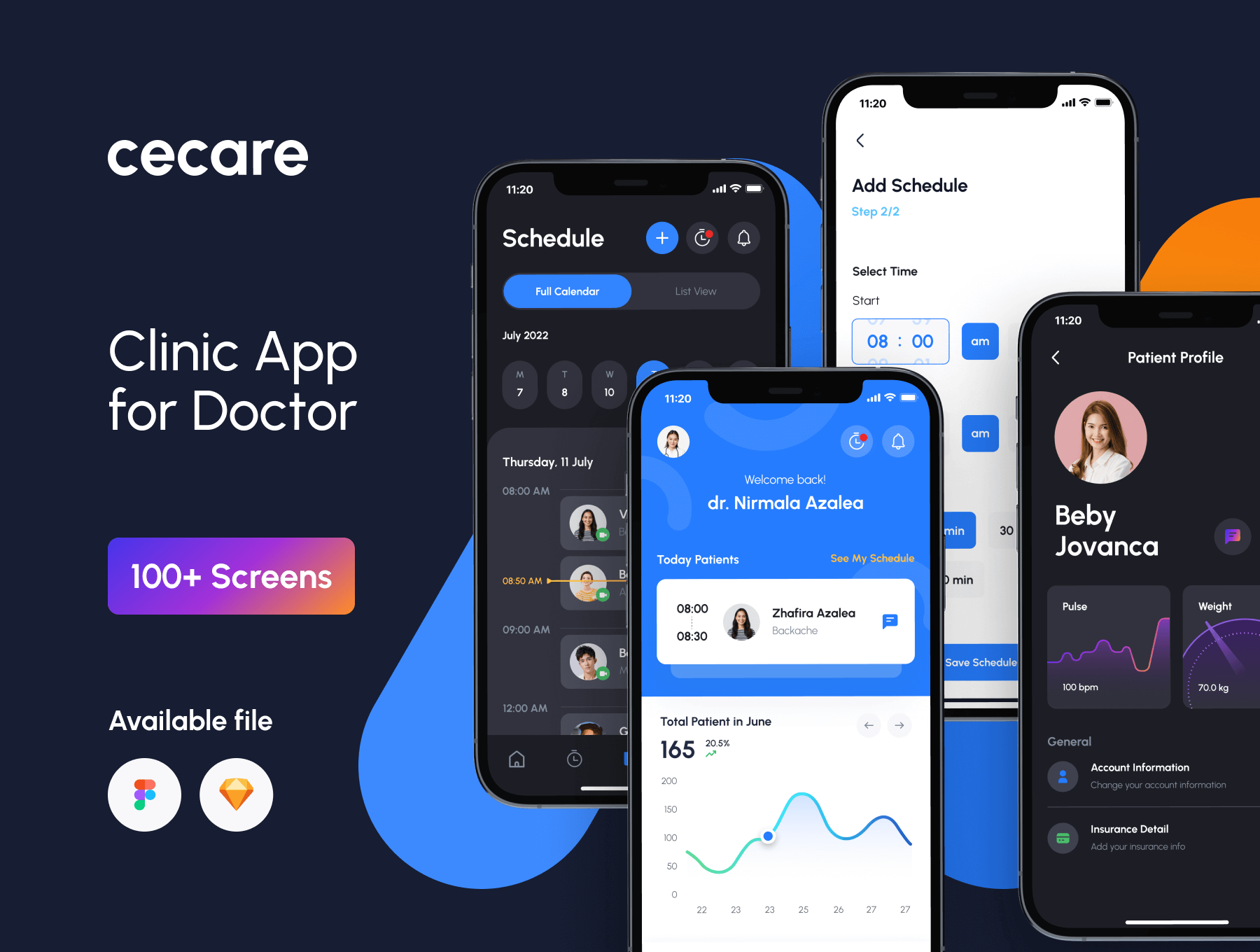 诊所医生申请医生管理模板素材下载Cecare Clinic Application for Doctor插图