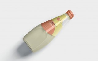 沙拉酱番茄沙司   食品包装罐样机模板展示素材Glass Bottle Label Mockups