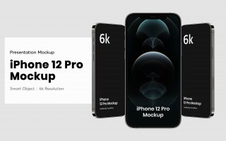 精致写实风格iPhone 12 Pro样机模版素材 GXXNGA9