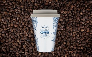品牌热饮咖啡杯样机模版素材QTPA7XB