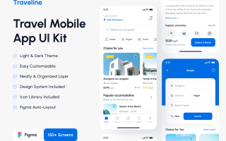 旅游应用程序用户界面套件TravelFly – Travel App UI Kit
