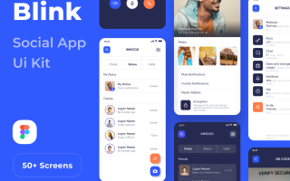 社交应用程序Ui套件Blink Social App Ui Kit