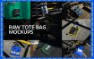 Raw Tote Bag Mockups  EDGVBRD