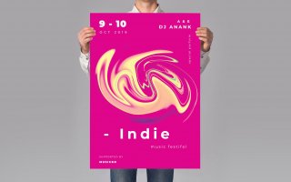 音乐独立海报/传单Music Indie Poster Flyer