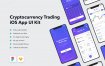 加密货币移动应用程序模板素材Cryptotrade – iOS App UI Kit