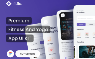 健身应用程序 UI 套件fitflo – Fitness App UI Kit