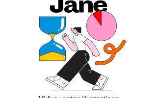 创意插图素材模板素材Jane – illustration pack