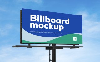广告牌实物模型Billboard Mockup  LRTXRQK