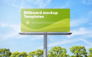 广告牌实物模型Billboard Mockup  SLRF2GS