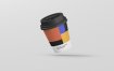 咖啡杯纸杯杯子热饮样机模板素材样机展示素材Espresso Coffee Cup Mockup