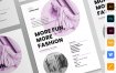 时尚服装店海报/传单模板素材Fashion Shop Poster Fgaluc7