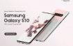 三星手机Samsung Galaxy S10模型样机素材模板下载