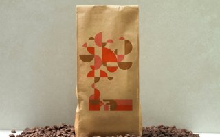 咖啡自封袋样机封面模板素材展示Coffee Craft Bag Mockup