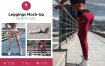 模拟运动女孩运动瑜伽健身E4KJ52P