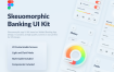 流行趋势设计控件模板素材下载Skeuomorph Wallet Banking App UI Kit