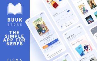 书店管理书应用模版素材下载Book Store – The fresh book app for nerd