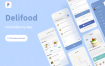 送餐UI套件模版素材下载 Delifood – Food Delivery UI Kits