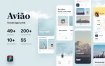 49+精心设计的旅行屏幕 Aviao Travel UI Kit