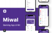 银行应用程序UI套件Miwal – Banking App UI Kit