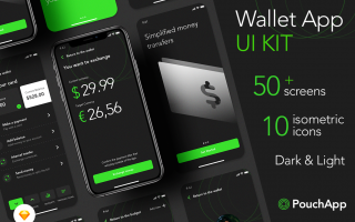 钱包应用程序用户界面套件Wallet App UI KIT
