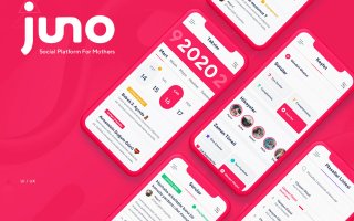 宝妈社交平台UI工具包Juno Mom Social Platform