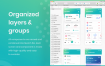金融财务管理钱包工具界面设计[Sketch]Kaya Wallet App