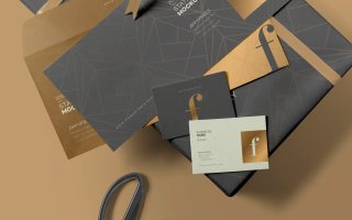 精致高端品牌模板素材样机展示下载3 Envelope Mockups