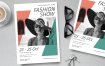时装秀海报和传单素材模板Fashion Show Poster & Flyer