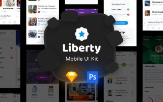 一款电商类APP Liberty Mobile UI Kit