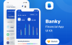 金融套装模板下载 iOS Ui app设计UI素材Banky – Finance App UI Kit