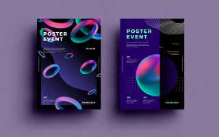 科技类创意海报设计传单/模板SRTP Poster Design.21