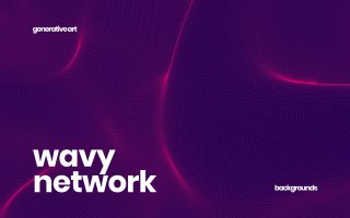 波浪网络背景Wavy Network Backgrounds
