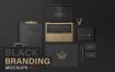 高品质场景VI品牌样机展示智能贴图样机Black Branding Mockups Vol.1