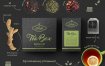 高端茶品牌包装样机素材模板展示样机Tea Box MockUp