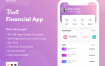 精美扁平化IOS12风格金融行业APP Vault- Financial App UI工具包